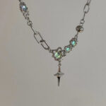 Opal Star Necklace