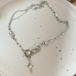 Opal Star Necklace