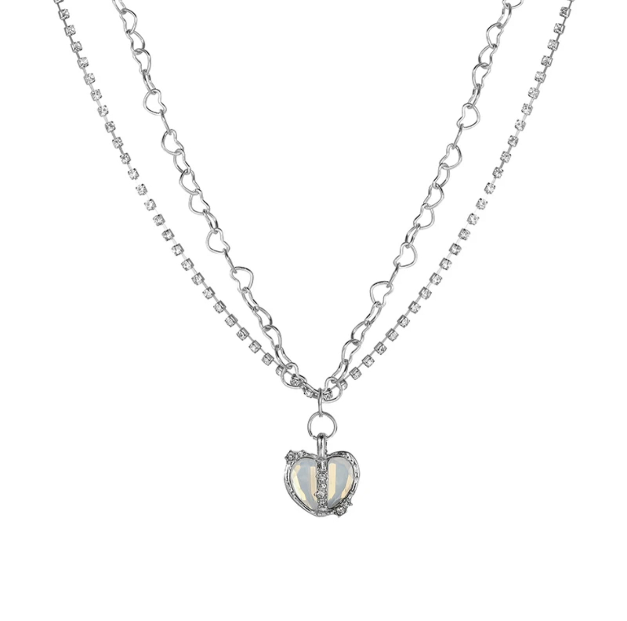 Pure Heart Opal Necklace