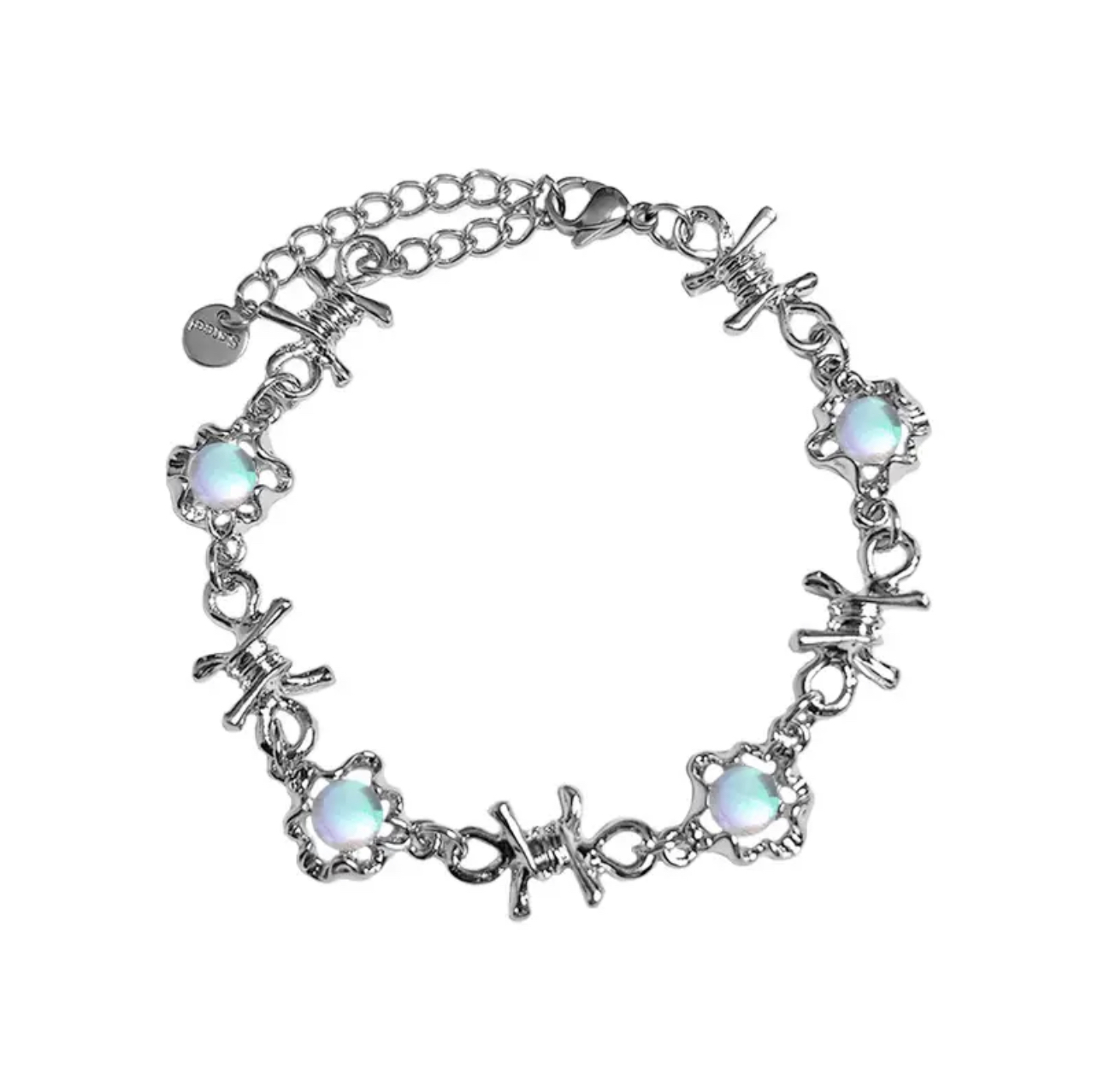 Twist Spike Opal Bracelet