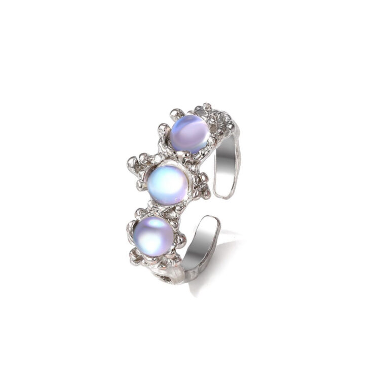 Three Opals Ring