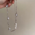 Irregular White Pearls Necklace