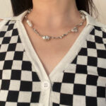 Irregular White Pearls Necklace