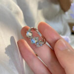 Three Opals Ring