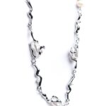 Irregular White Pearls Necklace